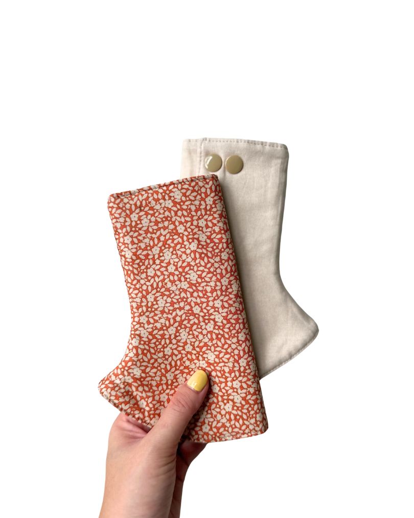 Teething pads for baby carriers designed for comfort and durability