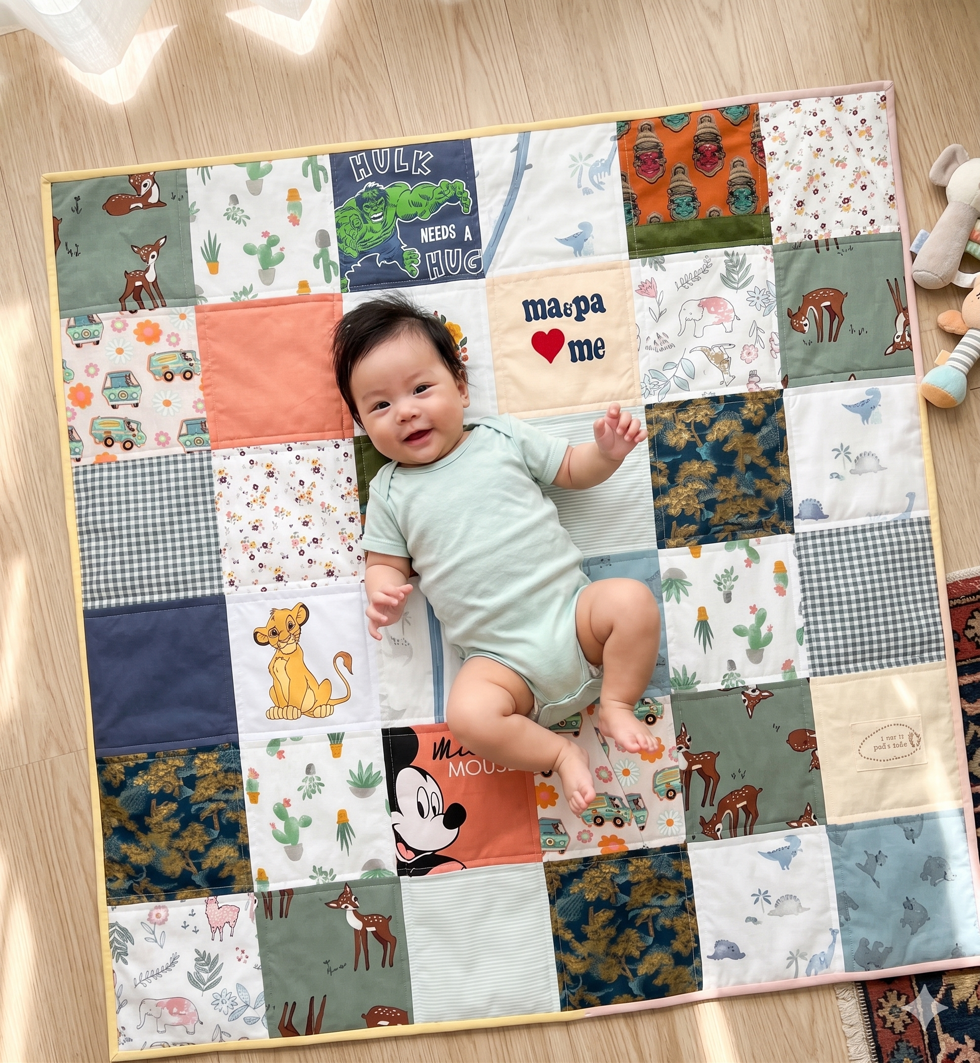 Quiltedbyderlyn gift card — give the gift of a handmade memory quilt