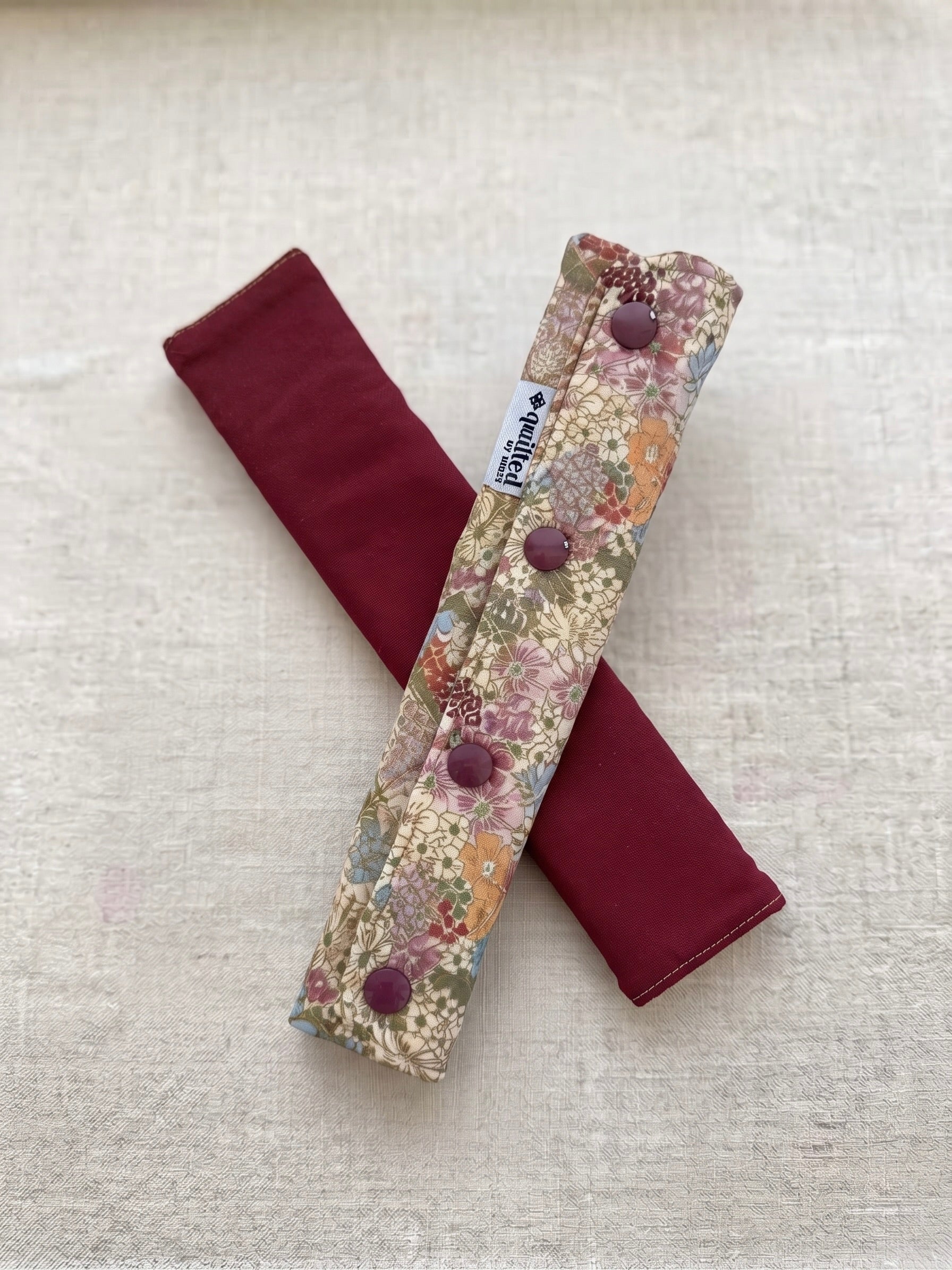 Car Seat Strap Pad (Reversible)