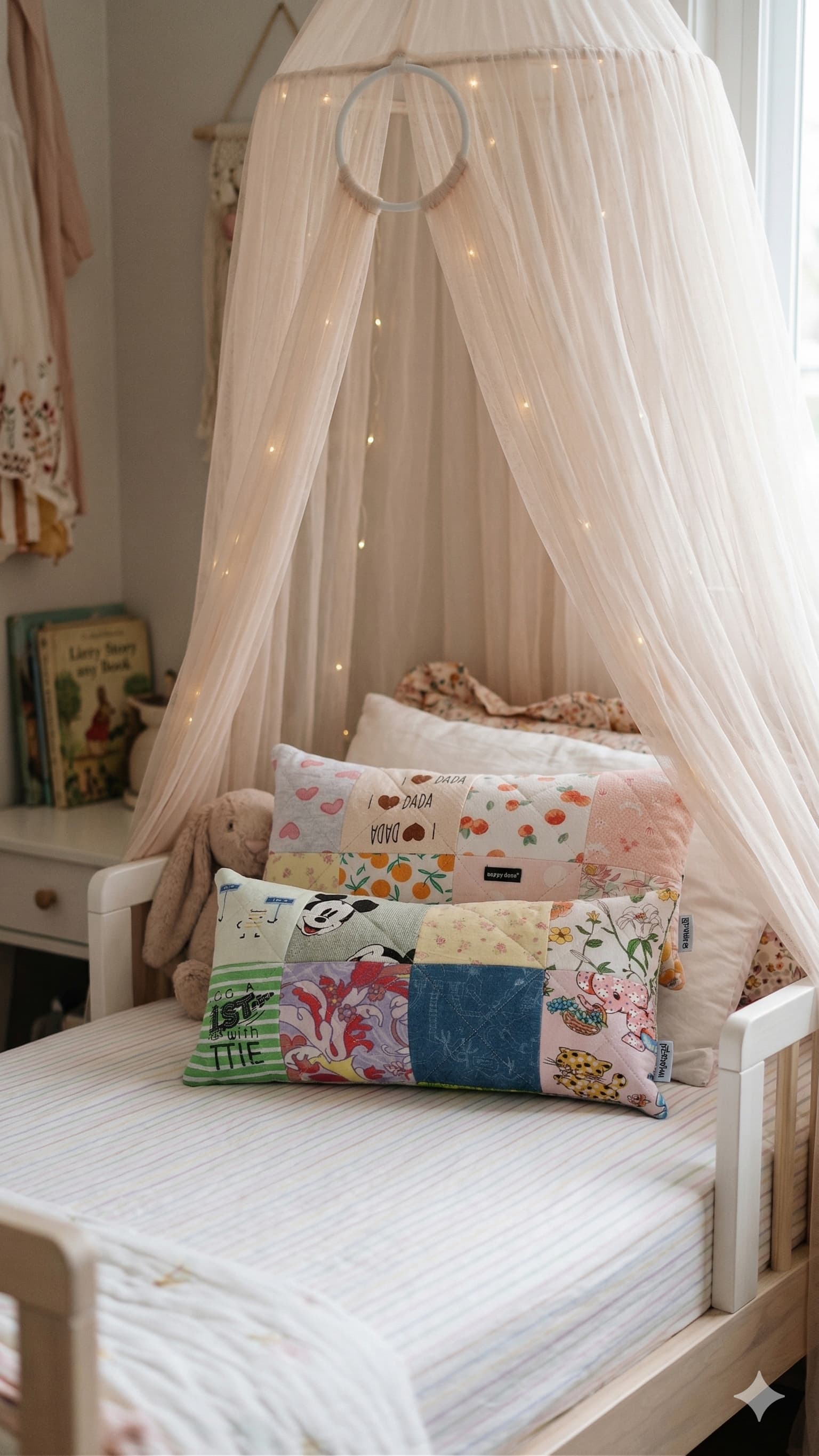 Handmade memory pillow made from baby clothing, Singapore, Malaysia